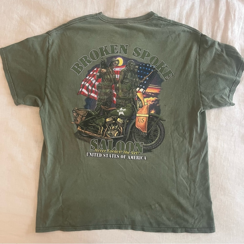 Green Vintage tee